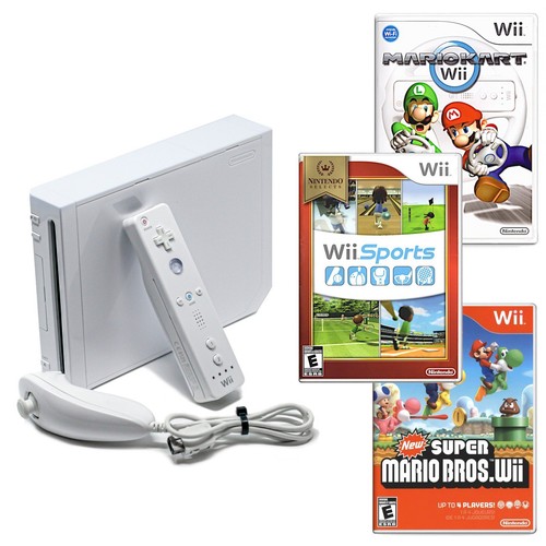 Authentic wii console white - authentic,